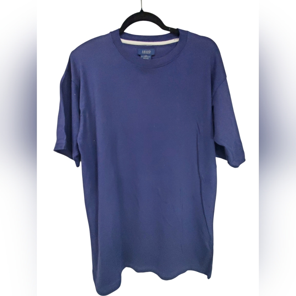 Izod Sleepware For Men Size Large Blue Tshirt Casual Loungeware